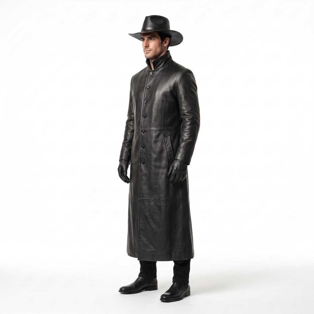 Men's Genuine Leather Gothic Wanderer Costume - Verlain London
