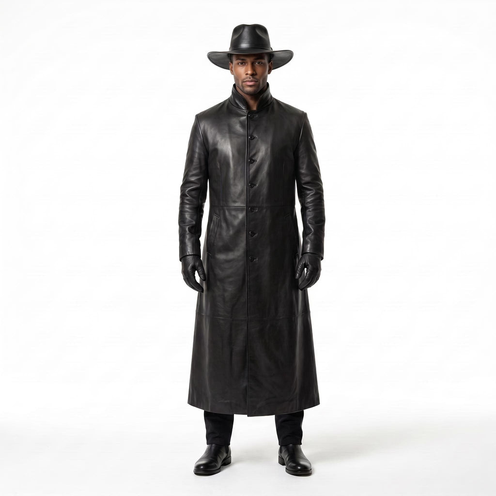 Men's Genuine Leather Gothic Wanderer Costume - Verlain London