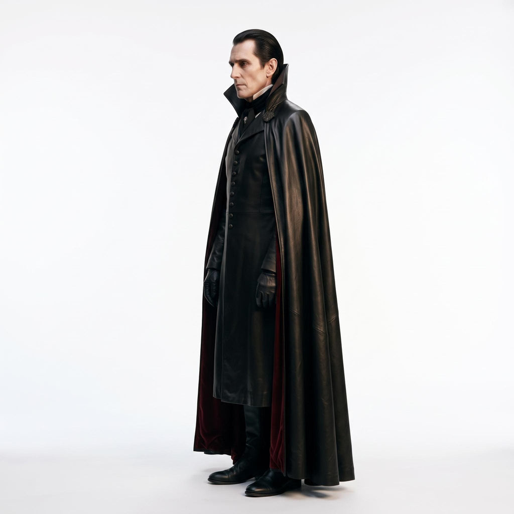 Men's Genuine Leather Vampire Count Costume - Verlain London