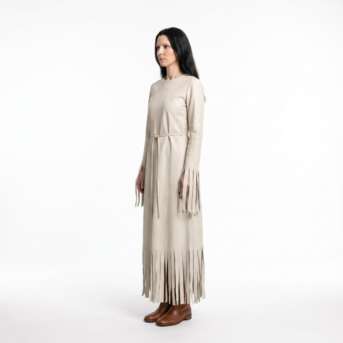 Women's Genuine Leather Boho Western Costume - Verlain London
