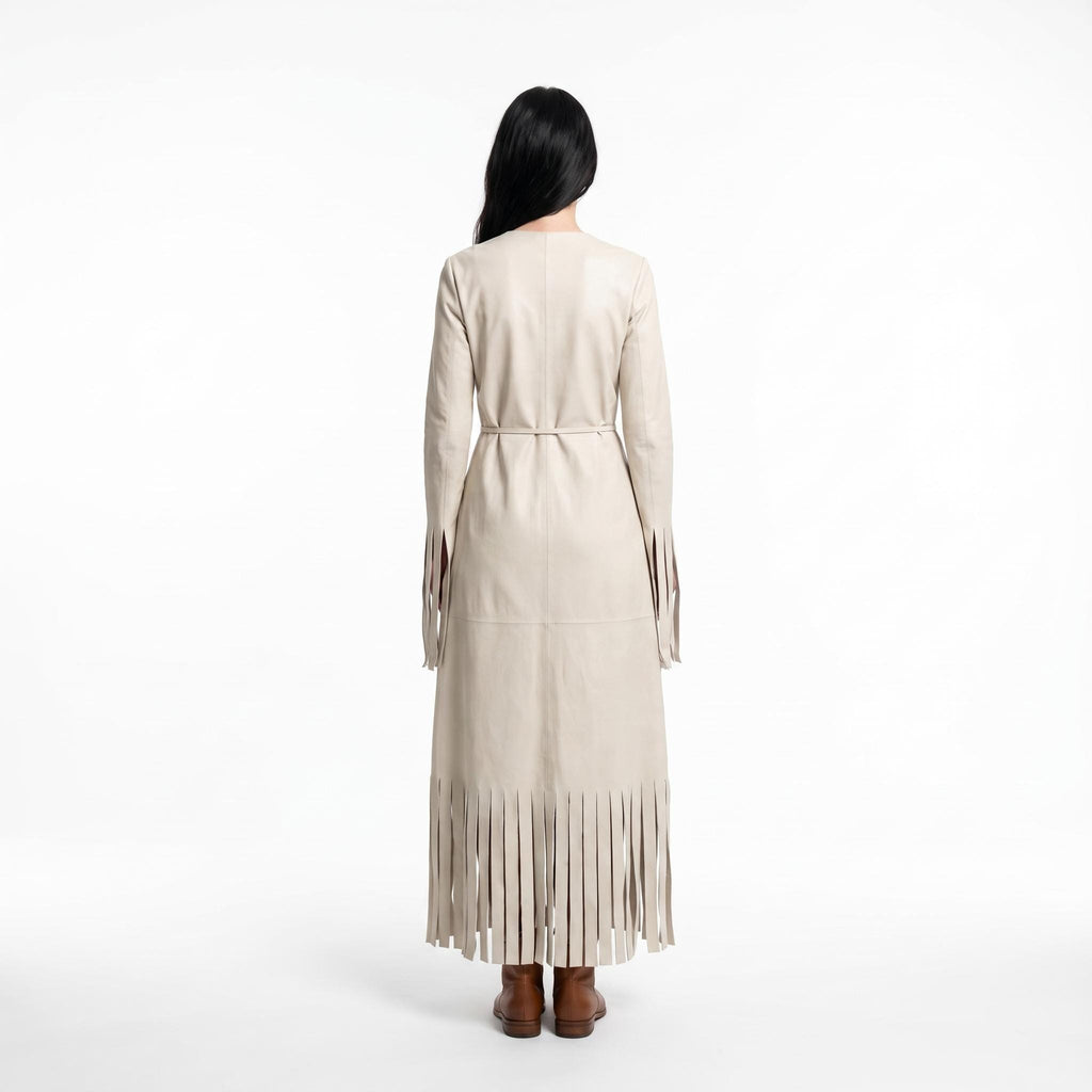 Women's Genuine Leather Boho Western Costume - Verlain London