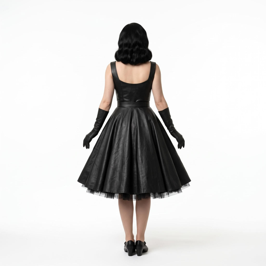 Women's Genuine Leather Pin-Up Costume - Verlain London