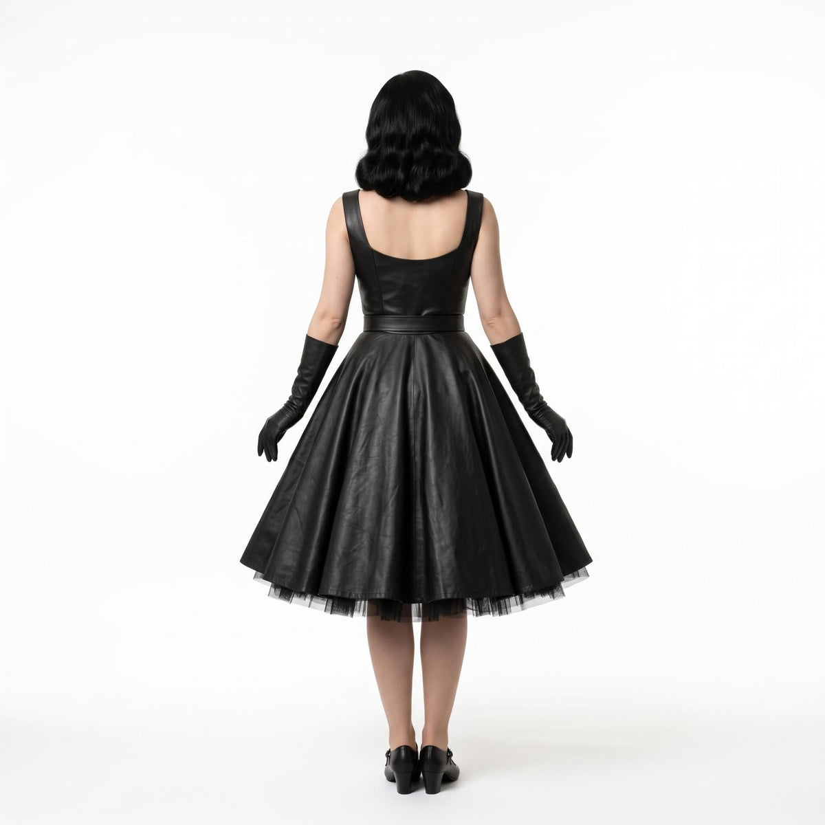 Women's Genuine Leather Pin-Up Costume - Verlain London