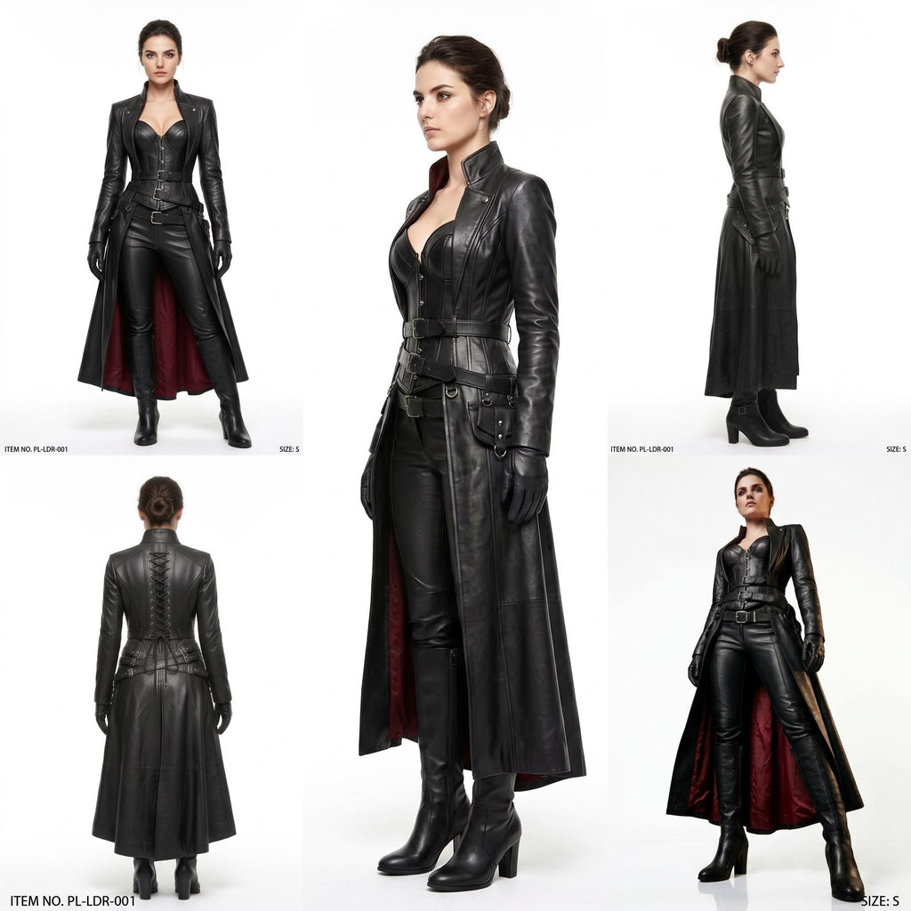 Women's Genuine Leather Vampire Countess Costume - Verlain London