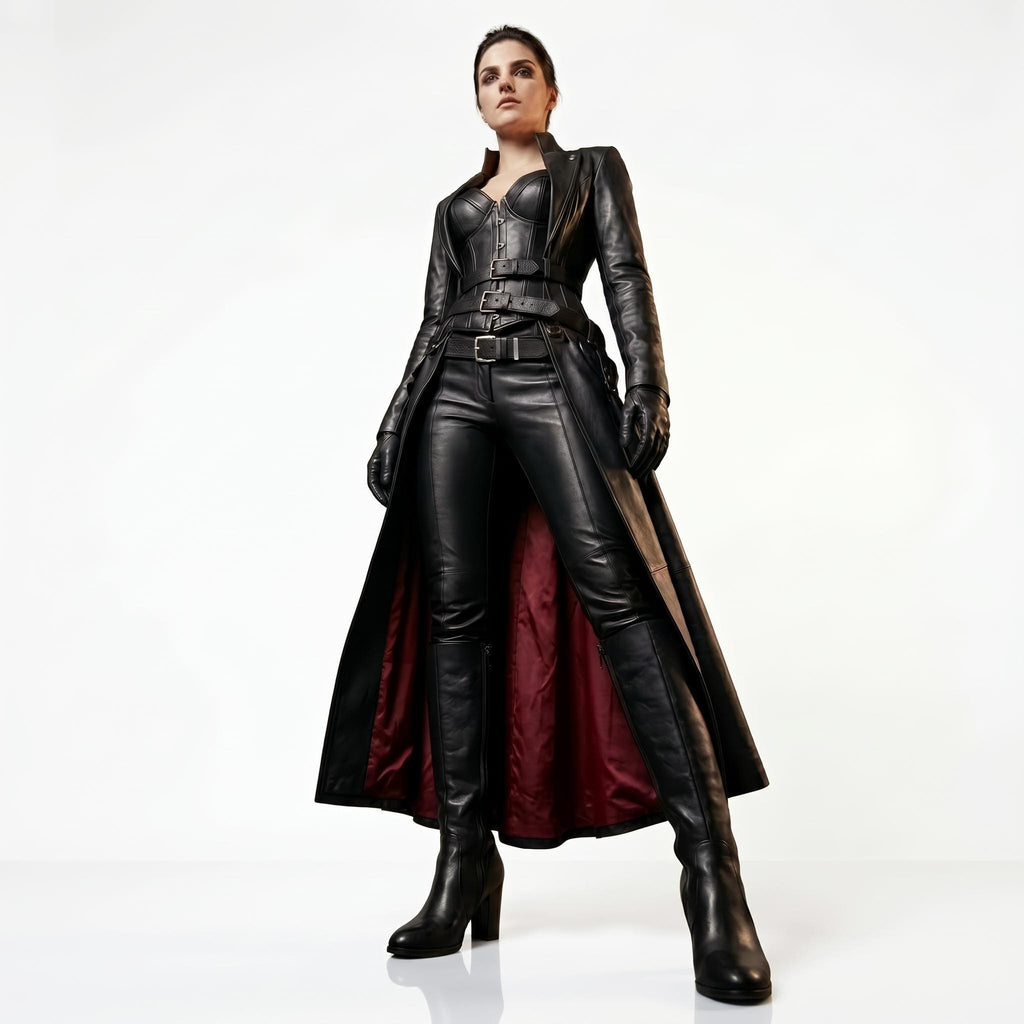 Women's Genuine Leather Vampire Countess Costume - Verlain London