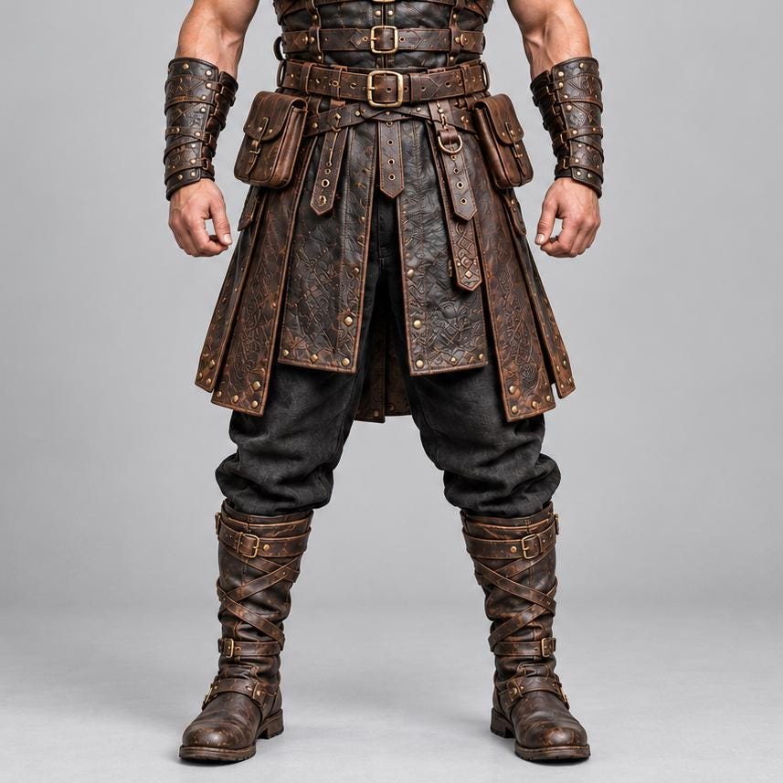Men’s Viking Leather Armor