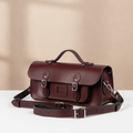 The Raven Crossbody | Pure Oxblood Leather - Verlain London